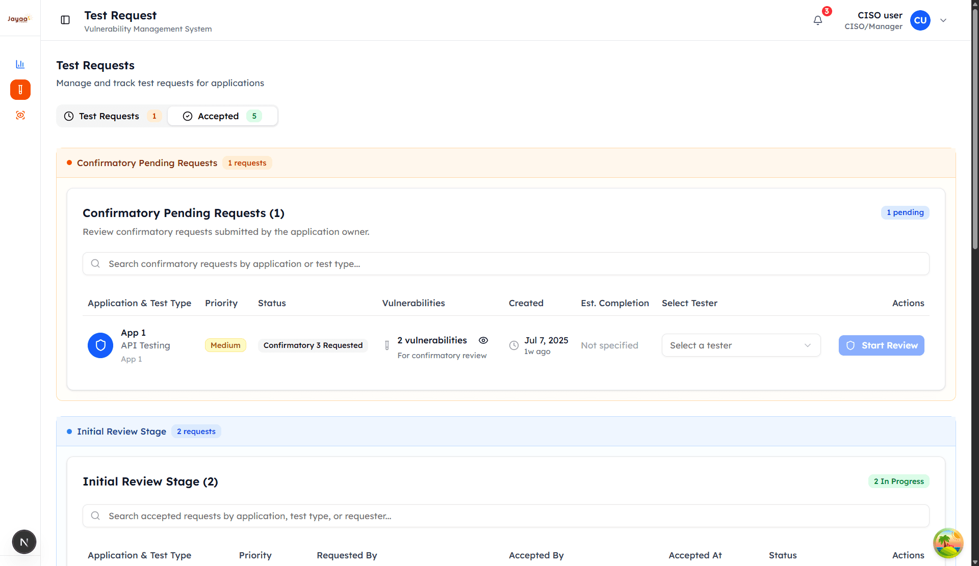 VulSphere dashboard preview 5
